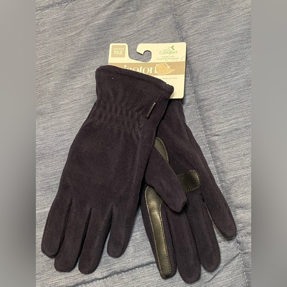 Isotoner Women’s Dark Gray Gloves OS NWT
